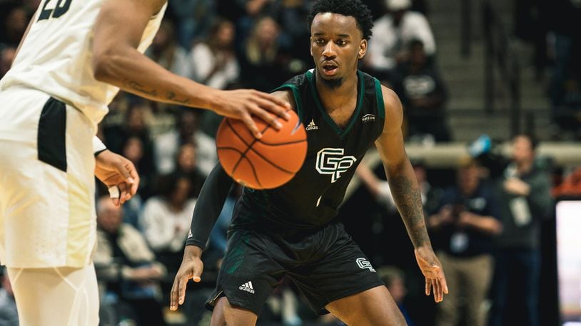 Trotwood-Madison High School grad and Wisconsin-Green Bay freshman Amari Davis is averaging 15.3 points and has been named the Horizon League freshman of the week three times. GREEN BAY ATHLETICS PHOTO