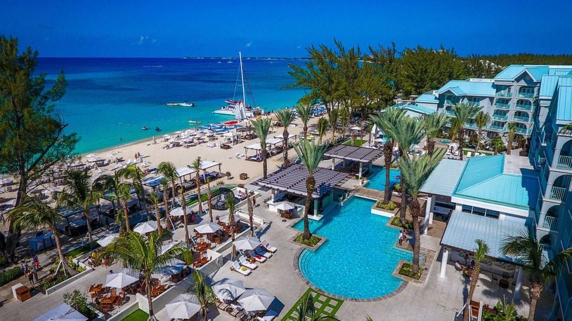 An aerial view of the resort. ( Westin Grand Cayman Seven Mile Beach Resort & Spa/TNS)