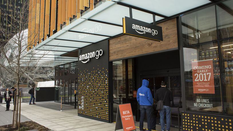 Amazon is reportedly considering expansion of its Amazon Go experimental convenience stores. BLOOMBERG