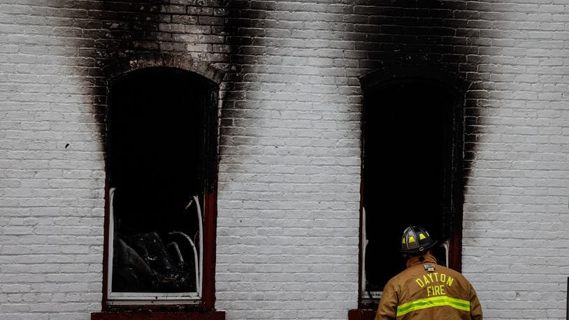One person was killed Wednesday afternoon, Jan. 19, 2022, in a house fire in the 100 block of Xenia Avenue in Dayton. JIM NOELKER/STAFF