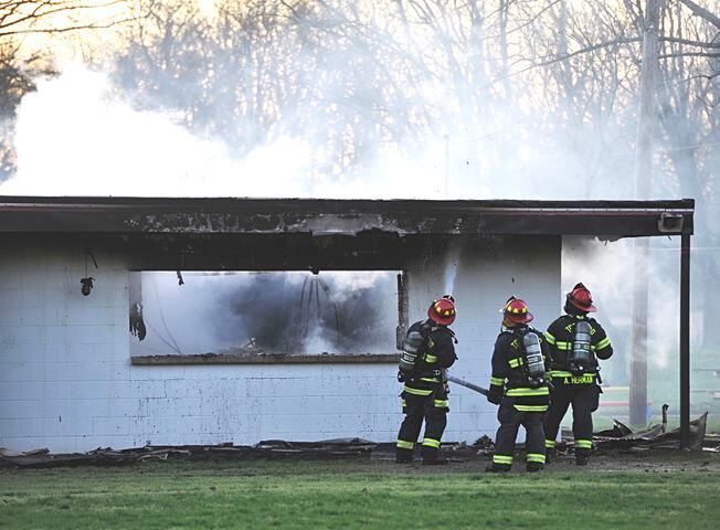 PHOTOS: Dayton Rugby Club fire