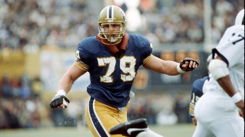 Bill Fralic was a three-time All-American at the University of Pittsburgh before he went on to star with the Atlanta Falcons in the NFL.