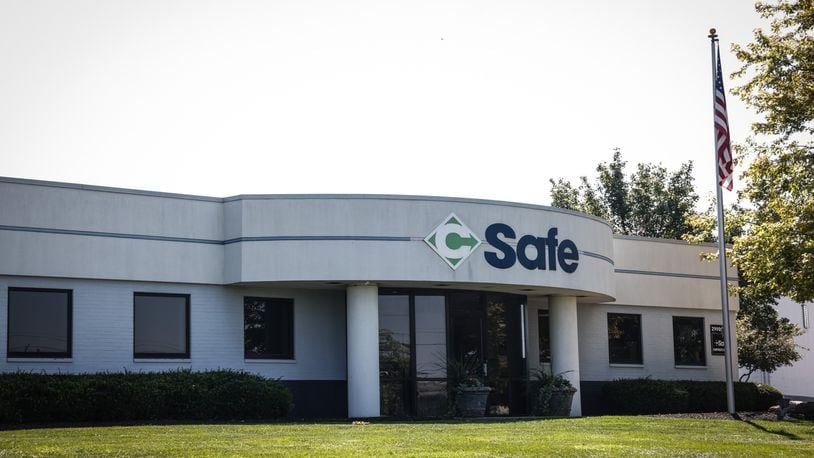 CSafe Global at 2900 Dryden Rd. in Moraine, will shut down its headquarters. JIM NOELKER/STAFF