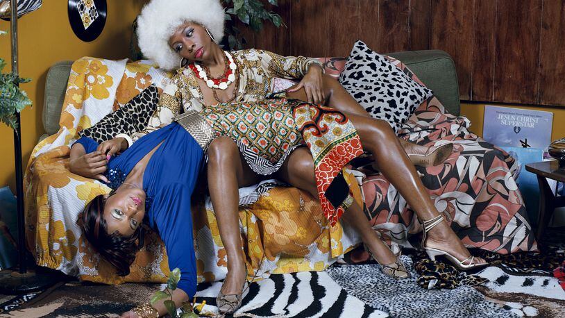 The Dayton Art Institute’s exhibit “Muse: Photographs by Mickalene Thomas and tete-a-tete,” will be in Dayton Oct. 17, 2018 through Jan. 13, 2019. It features photographer Mickalene Thomas. This photo is entitled ” La le on d amour.” CONTRIBUTED