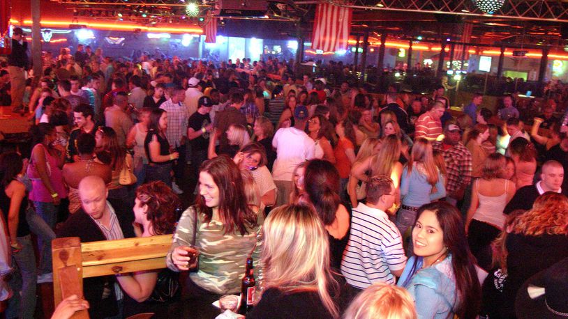 The dance floor at the Yellow Rose was packed on a Saturday night in 2006. FILE/PETER WINE