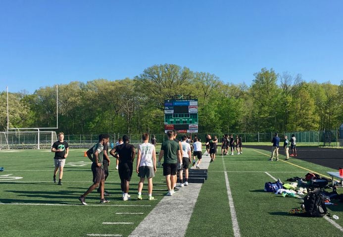 Area high schools host college football scouting combine
