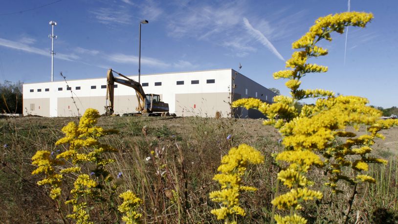 The then-new 70,000-square-foot building for Crown Solutions, a subsidiary of Veolia Water Solutions & Technologies, when it was under construction along Industrial Park Drive in Vandalia in 2010. FILE