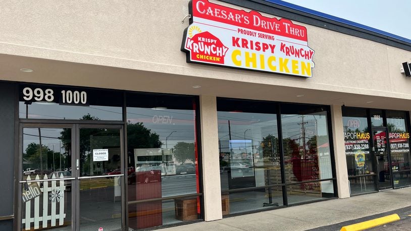 Krispy Krunchy Chicken has closed its doors at 1000 Miamisburg Centerville Road in Washington Twp., according to a sign posted at the establishment. NATALIE JONES/STAFF