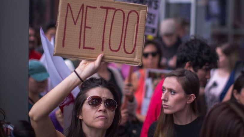LOS ANGELES, CA - NOVEMBER 12: Demonstrators participate in the #MeToo Survivors' March in response to several high-profile sexual harassment scandals on November 12, 2017 in Los Angeles, California. The protest was organized by Tarana Burke, who created the viral hashtag #MeToo after reports of alleged sexual abuse and sexual harassment by the now disgraced former movie mogul, Harvey Weinstein. (Photo by David McNew/Getty Images)