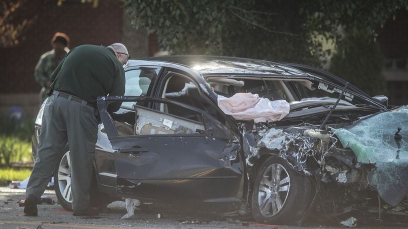 One person was killed and two injured in a head-on crash April 16, 2020, in the 2600 block of Old Troy Pike at Southshore Drive.