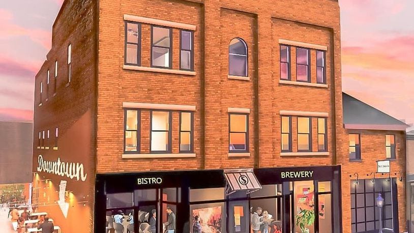 Entropy Brewing Co. expects to open by fall 2021 on the first floor of a historic building at 26 S. Main St. in downtown Miamisburg. Constructed in 1900, the 3-story building recently launched a more than $2 million renovation.