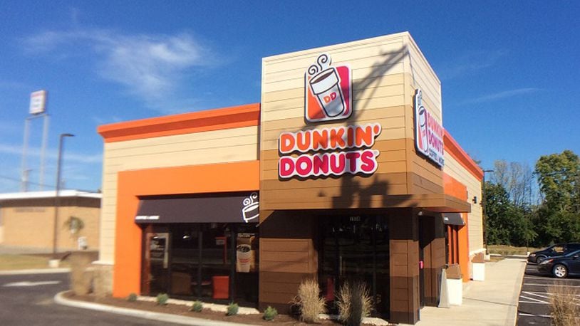 The Dunkin’ Donuts on Woodman Drive south of Linden Avenue in Riverside. MARK FISHER/STAFF