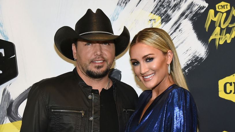 Jason Aldean and Brittany Kerr are expecting their second child together. (Photo by Rick Diamond/Getty Images for CMT)