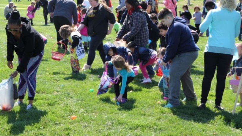 The Derrico family Easter egg hunt is set for 11 a.m. to 2 p.m. Saturday at Douglass Park. More than 22,000 Easter eggs will be spread throughout the park. CONTRIBUTED