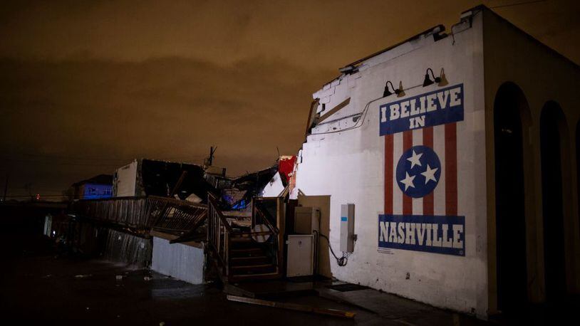 FILE PHOTO: The guitar company will replace musicians' guitars that were damaged or destroyed when two tornadoes swept across parts of Tennessee. (Brett Carlsen/Getty Images)