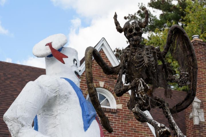 PHOTOS: Larger than life Halloween decorations in downtown Fairborn