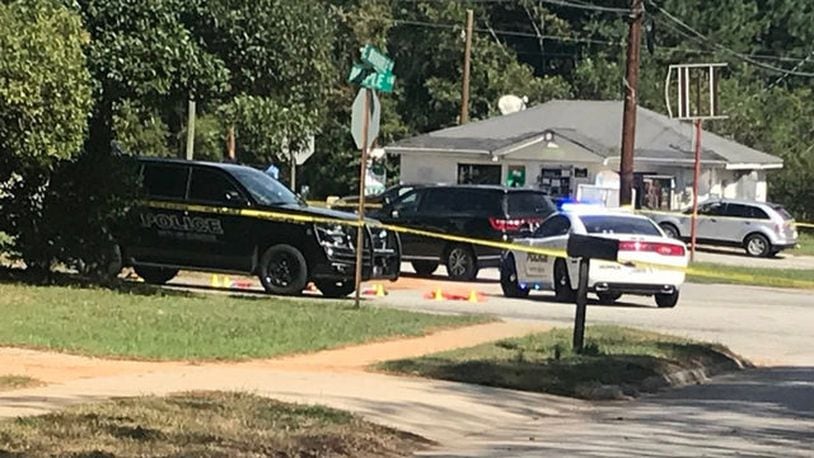 A 63-year-old man was shot and killed by police when he allegedly pointed a replica machine gun at officers, according to the GBI.