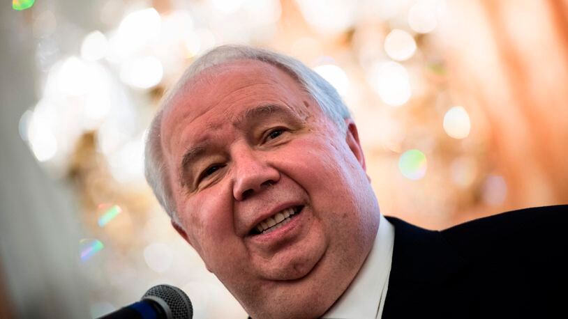 Russian Ambassador to the U.S. Sergey Kislyak is pictured on May 13, 2017, in Washington.