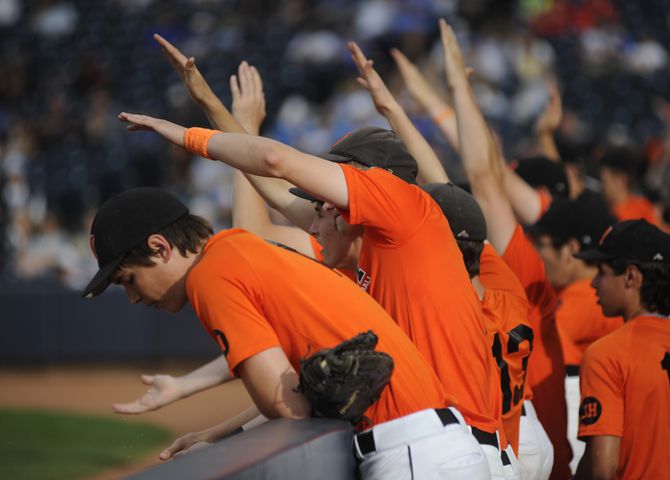 PHOTOS: D-IV state baseball semifinals, Minster vs. Jeromesville Hillsdale at Akron