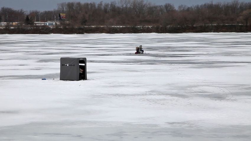 Ice Fishing in the Miami Valley