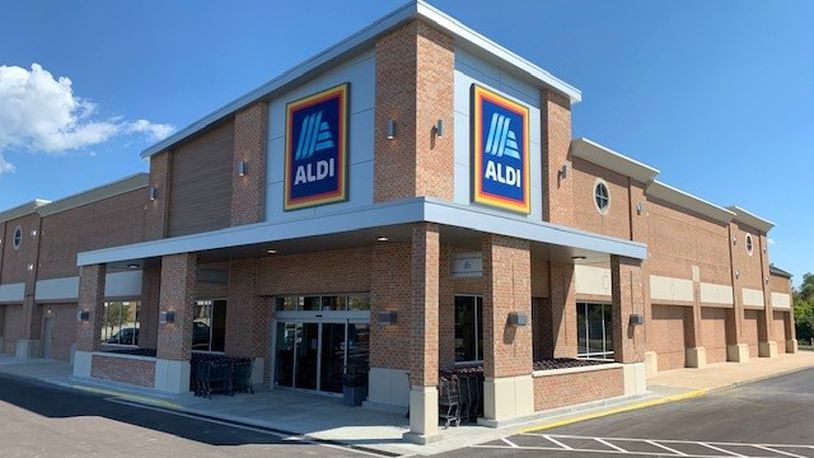 A photo of the new ALDI that opened in September 2022 near the Dayton Mall, replacing a Barnes & Noble store. CONTRIBUTED