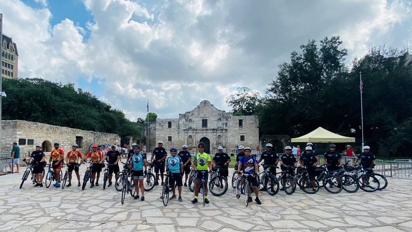 Members of Warriors on Wheels travel to San Antonio, Texas to ride bikes for veterans and first responders. CONTRIBUTED