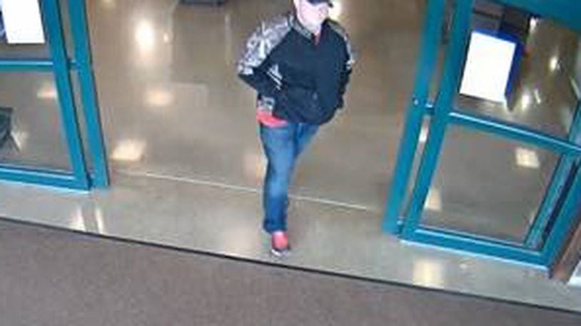 West Chester police are looking for this man in connection to a gun theft from Cabela’s.