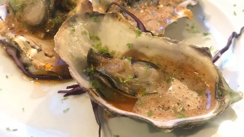 A baked oyster dish from Lily's Dayton. CONTRIBUTED