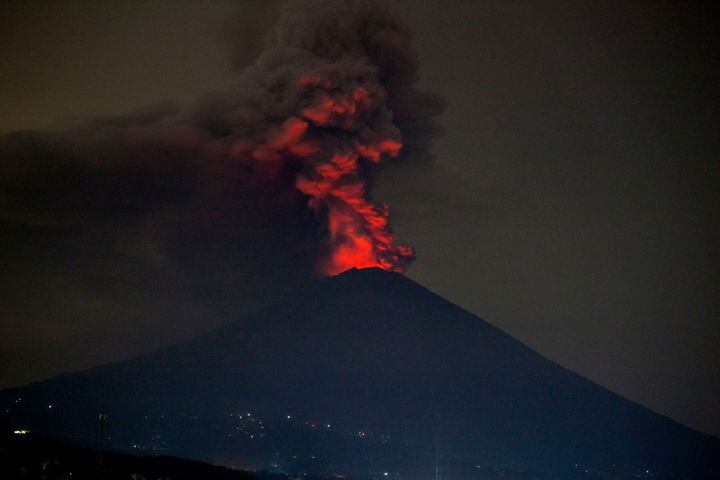 Bali's Mount Agung has rumbled to life