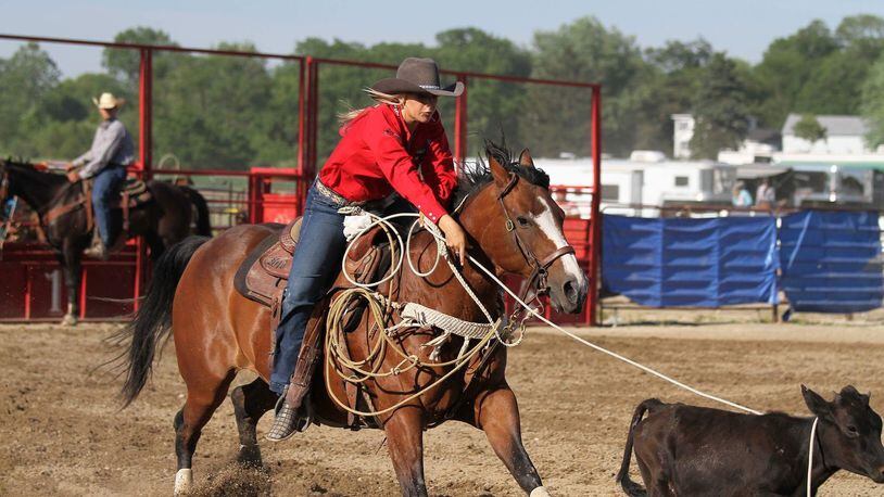 Recent Monroe High School graduate Lauren Heck will compete in the National High School Finals Rodeo next month in Rock Springs, Wyoming. CONTRIBUTED