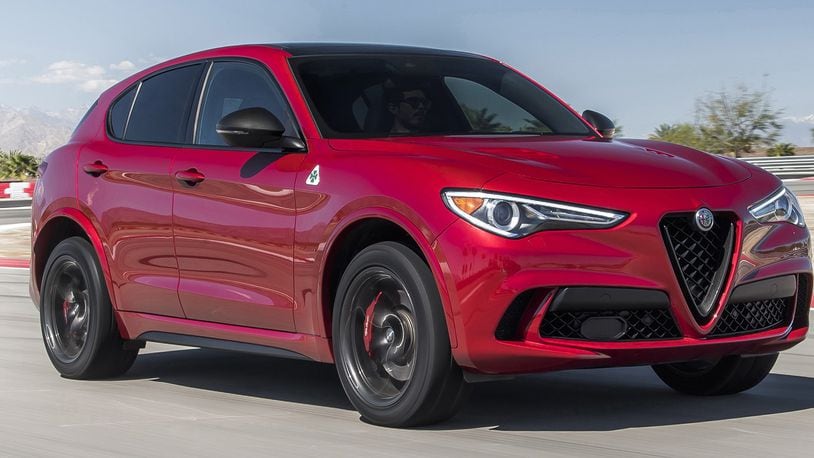 Born from one of the world’s greatest driving roads — the Stelvio Pass — the 2019 Alfa Romeo Stelvio Quadrifoglio holds the Nurburgring record for the fastest production SUV with a lap time of 7 minutes and 51.7 seconds. FCA photo