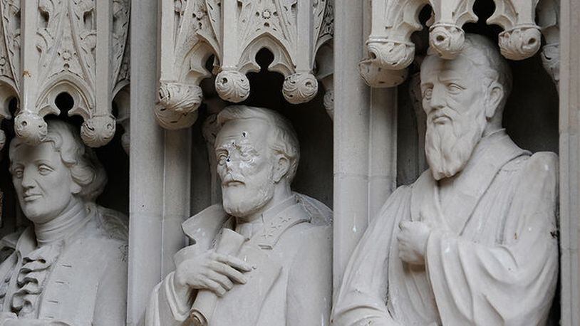 A statue of Confederate Gen. Robert E. Lee will not be returned to the entrance of the Duke University chapel.