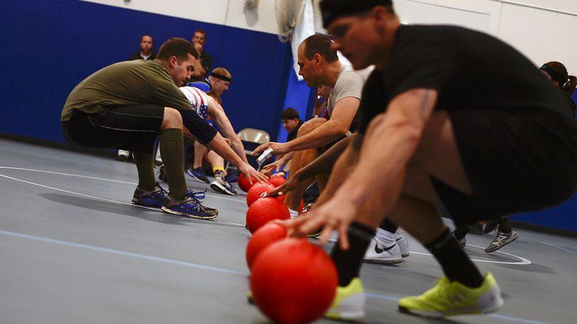 The 2019 Wright-Patterson Dodgeball Tournament will take place April 19 at the Jarvis Gym in Area A. All donations will help support a local domestic violence resource agency, the Artemis Center. (Contributed photo)