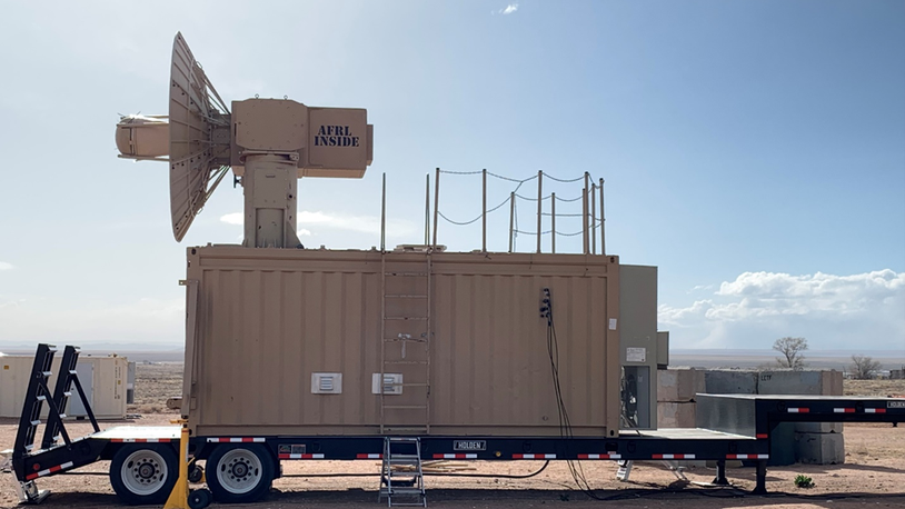 Using high-powered microwaves, AFRL's THOR system can disable enemy drones. Air Force photo