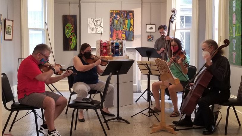 COCOA Music, Composers of Ohio Collaborative Organization for Acoustic Music, presents a chamber music concert with pieces by Christian Berg, Gwen Brubaker, Franklin Cox and other area composers at Dayton Society of Artists on Sunday, Sept. 11.