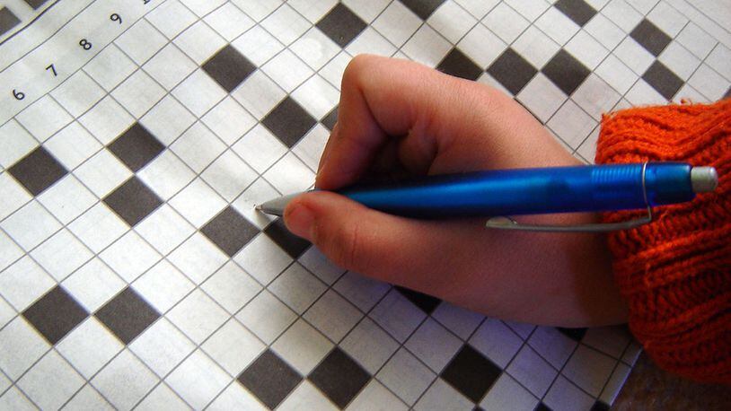 File photo of a crossword puzzle