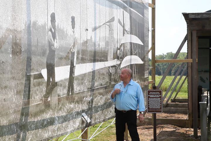 Wright Brothers remain larger than life through art installation
