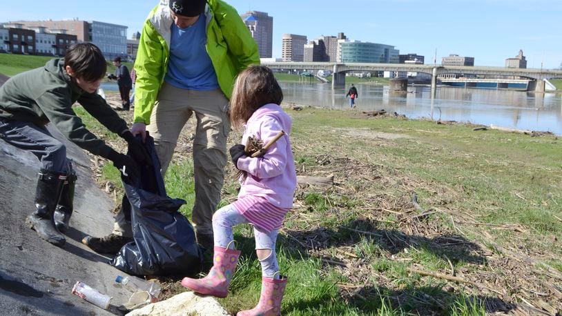 Five Rivers MetroParks is seeking volunteers for its 34th Adopt-A-Park. Volunteers will help clean parks, greenspaces and waterways and make sure the areas are ready for spring. Photo courtesy Five Rivers MetroParks.