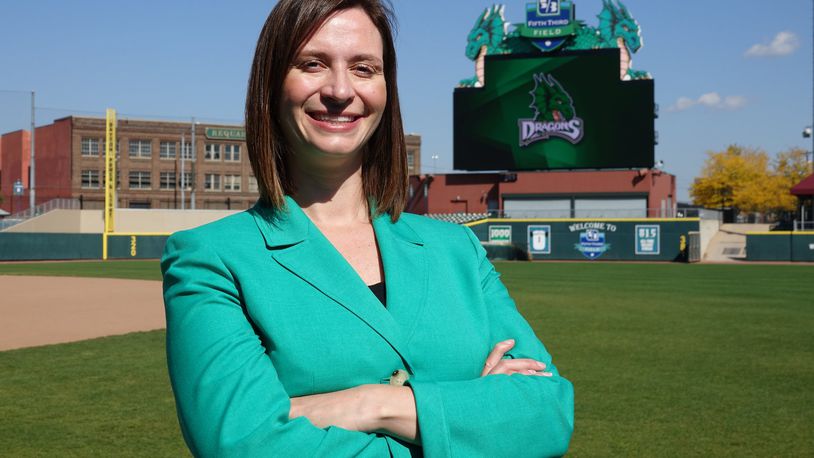 Dayton Dragons Vice President of Sponsor Services Brandy Guinaugh has been selected as the 40th Rawlings Woman Executive of the Year, as announced today by Minor League Baseball. CONTRIBUTED