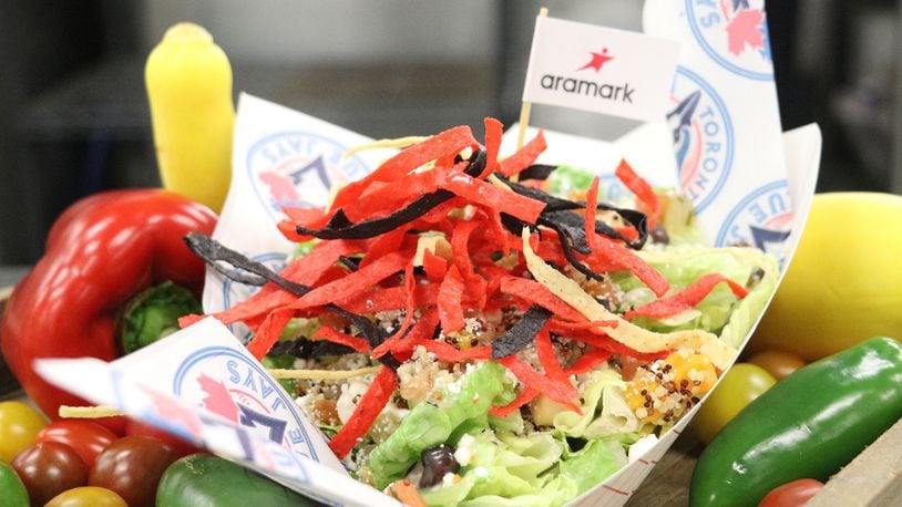 Aramark, the award-winning food and beverage partner of nine MLB teams, is unveiling its 2019 ballpark menu highlights, full of new takes on ballpark favorites and better for you options, like this Southwest Inspired Caesar Bowl, from Rogers Centre.