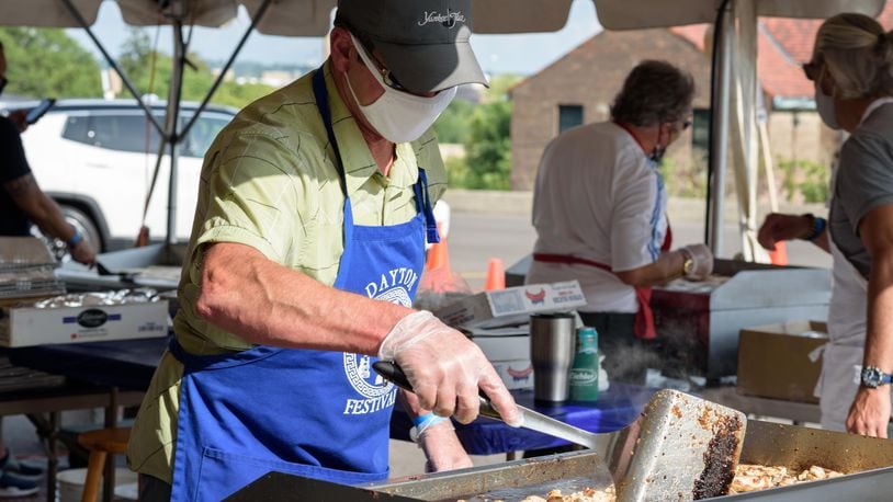 The Dayton Greek Festival will once again be a drive-thru event this year, where people who have placed online orders can pick up their food on Sept. 10, 11 and 12.  TOM GILLIAM/CONTRIBUTING PHOTOGRAPHER