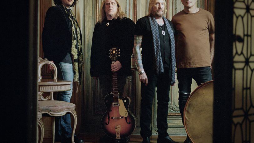 Gov t Mule, (left to right) Jorgen Carlsson, Warren Haynes, Matt Abts and Danny Louis, performs at Rose Music Center in Huber Heights on Tuesday, Aug. 21. CONTRIBUTED