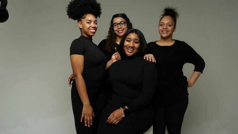 From left: Emmalee Dotson, Amiah Leonard, Jaleeyah Howard and Jalyn Cummings are members of Y.L.A.G. who attend programs and mentor younger girls. (CONTRIBUTED: Shon Curtis)