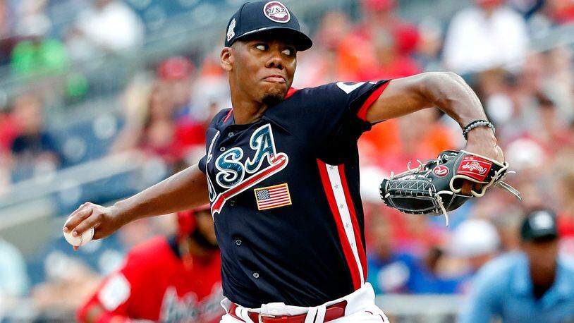 Hunter Greene is the Reds top pitching prospect in the minors.