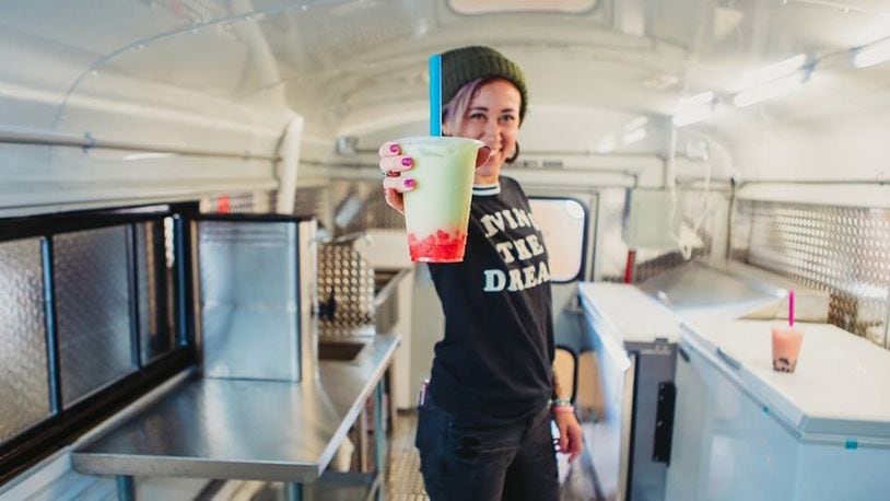 The visionary behind Dayton’s first, full-service bubble tea food truck is Nicole Cornett. A grand opening celebration is planned for Nov. 10 at Cloak and Dagger Tattoo Studio, 1100 Wilmington Ave. CONTRIBUTED