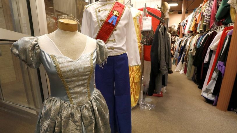 Some of the costumes for rent at the Springfield Arts Council Costume Shop in the Clark County Heritage Center. Bill Lackey/Staff