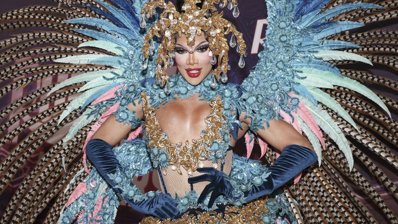 Kahanna Montrese attends the premiere of "RuPaul's Drag Race All Stars" Season 8 at the Crosby Street Hotel on Thursday, May 4, 2023, in New York. (Photo by CJ Rivera/Invision/AP)