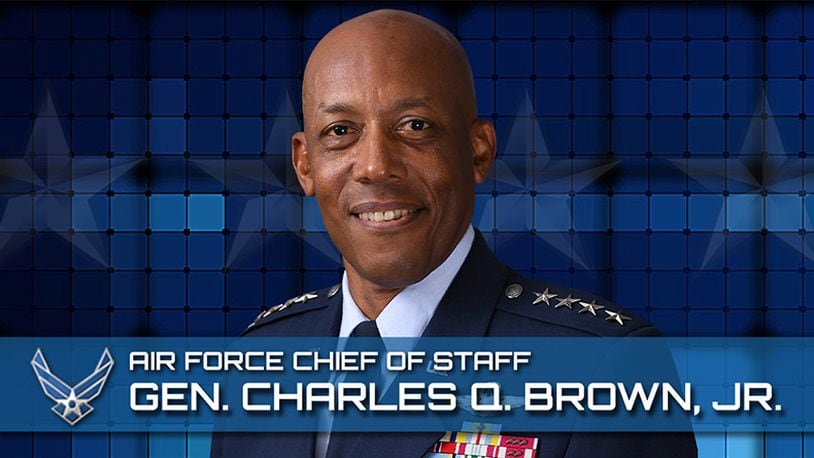 Air Force Chief of Staff Gen. Charles Q. Brown Jr. (U.S. Air Force graphic/Alfredo Tirado)