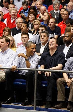 Obama, Cameron at UD Arena