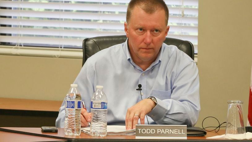 Todd Parnell, a member of the Lakota school board, says it’s a good idea to have business people serve on boards of education, but believes they need to be elected. Ohio Gov. John Kasich’s budget calls for schools to appoint three, non-voting business people to each local school board. STAFF FILE/2015